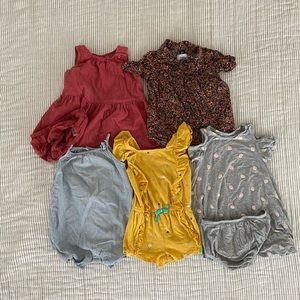 18mo dress and romper bundle